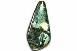 Flashy, Free-Standing Polished Labradorite - Madagascar #325154-1